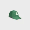 Triomphe Baseball Cap in Washed Cotton Gabardine