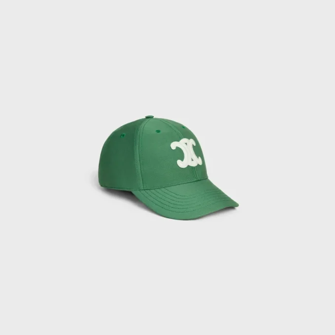 Triomphe Baseball Cap in Washed Cotton Gabardine