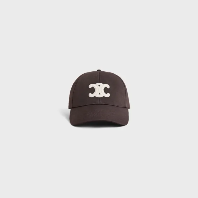 Triomphe Baseball Cap in Washed Cotton Gabardine