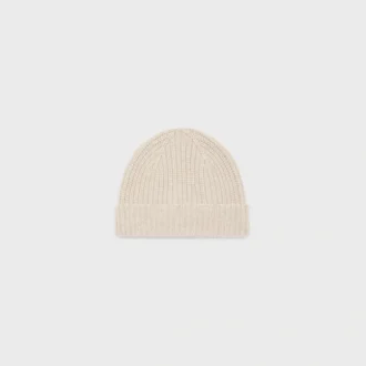 Triomphe Beanie in Seamless Cashmere Triomphe Beanie in Seamless Cashmere