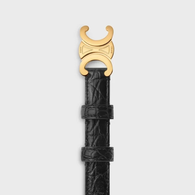 Triomphe Belt 18Mm in Alligator