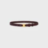 Triomphe Belt 18Mm in Taurillon Leather