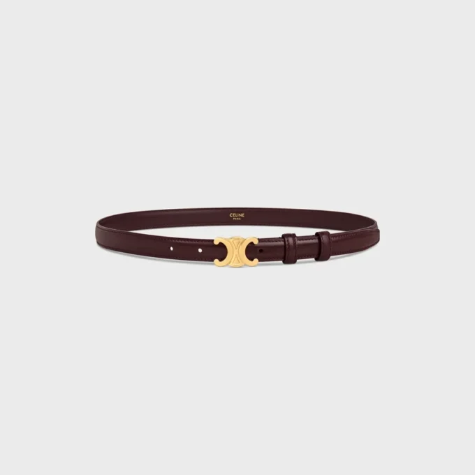 Triomphe Belt 18Mm in Taurillon Leather