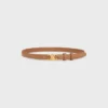Triomphe Belt 18Mm in Taurillon Leather