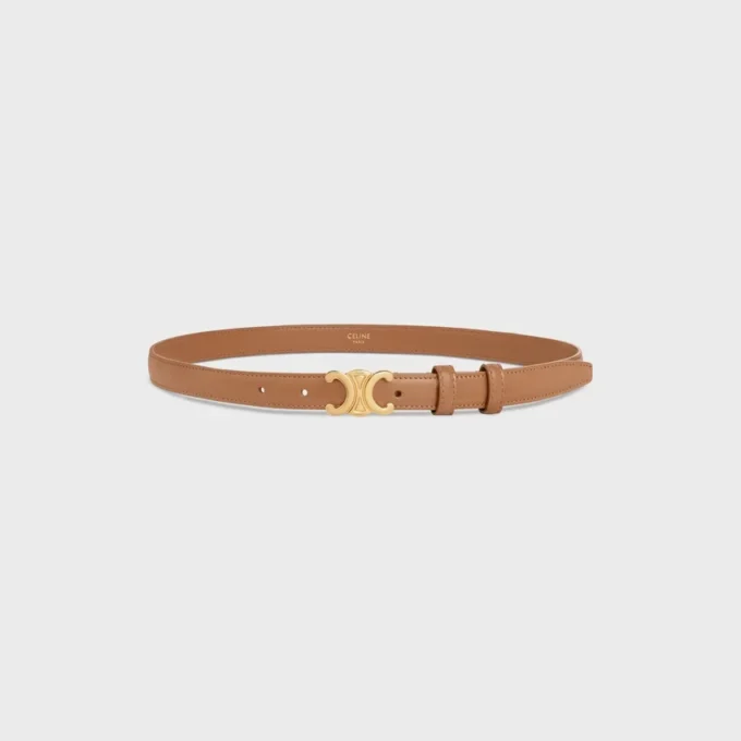 Triomphe Belt 18Mm in Taurillon Leather