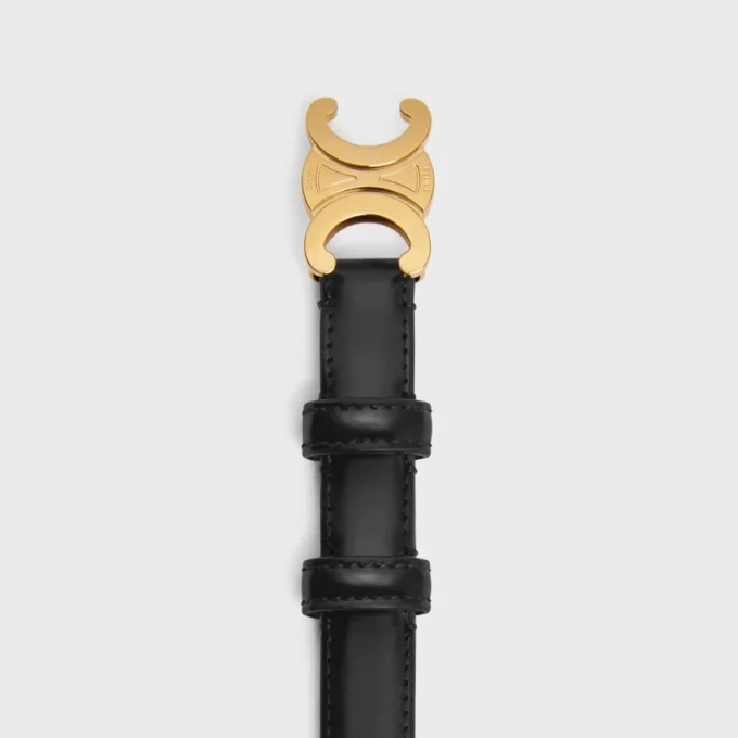 Triomphe Belt 18Mm in Taurillon Leather