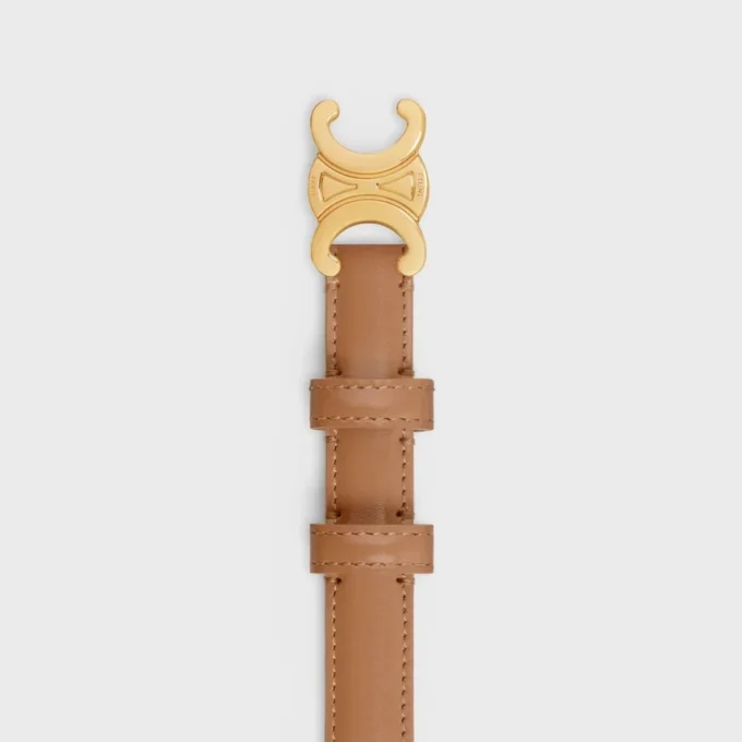 Triomphe Belt 18Mm in Taurillon Leather