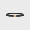 Triomphe Belt 25Mm  in Taurillon Leather