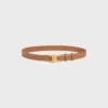 Triomphe Belt 25Mm  in Taurillon Leather