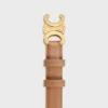 Triomphe Belt 25Mm  in Taurillon Leather