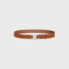 Triomphe Belt 30Mm in Vintage Calfskin