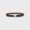 Triomphe Belt 30Mm in Vintage Calfskin