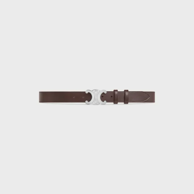 Triomphe Belt 30Mm in Vintage Calfskin