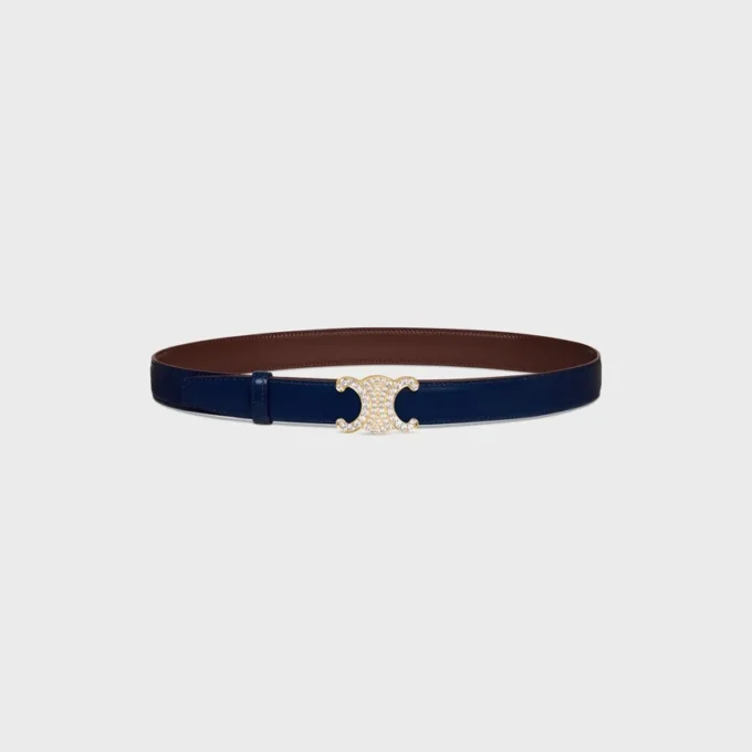 Triomphe Buckle & Reversible Strap 25Mm Triomphe Buckle & Reversible Strap 25Mm