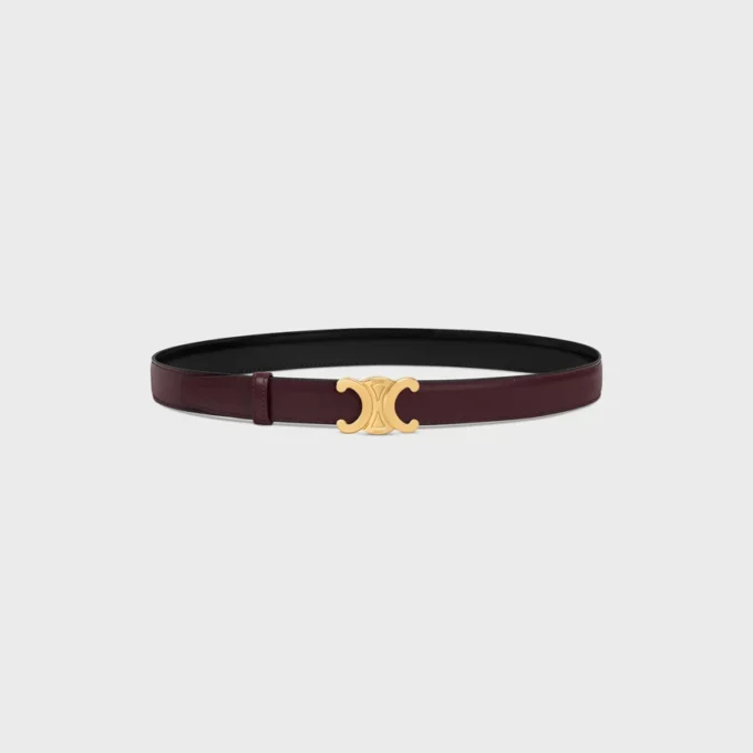 Triomphe Buckle & Reversible Strap 25Mm Triomphe Buckle & Reversible Strap 25Mm