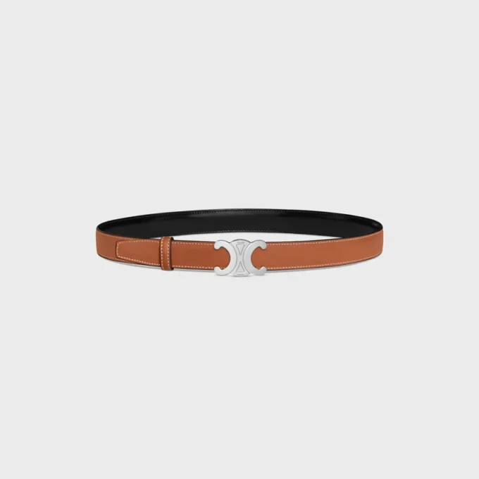 Triomphe Buckle & Reversible Strap 25Mm Triomphe Buckle & Reversible Strap 25Mm