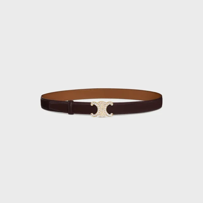 Triomphe Buckle & Reversible Strap 25Mm Triomphe Buckle & Reversible Strap 25Mm