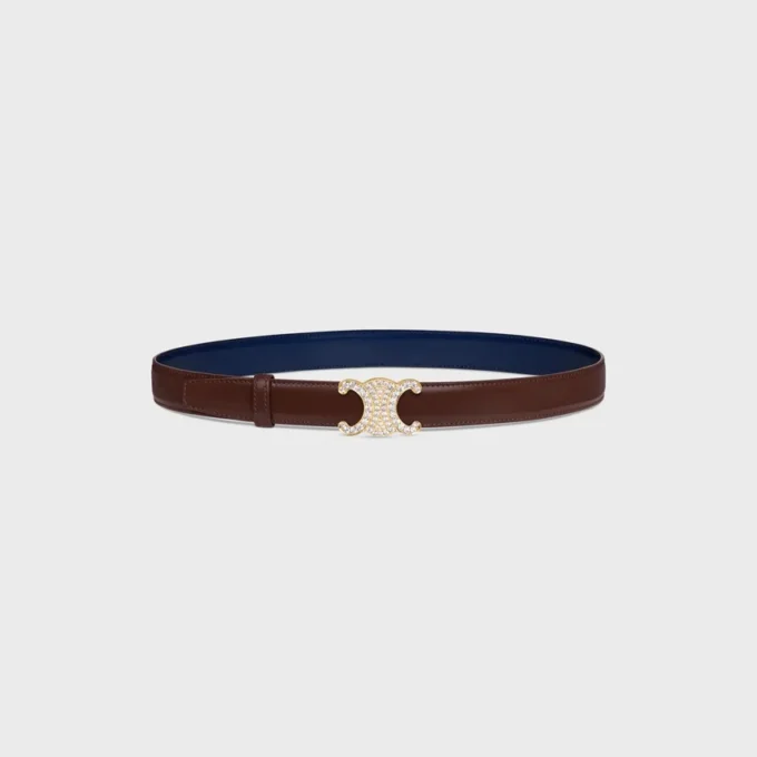 Triomphe Buckle & Reversible Strap 25Mm Triomphe Buckle & Reversible Strap 25Mm