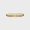 Triomphe Buckle & Reversible Strap 25Mm Triomphe Buckle & Reversible Strap 25Mm