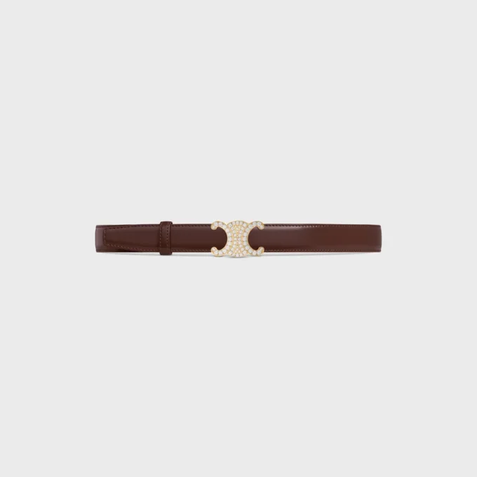 Triomphe Buckle & Reversible Strap 25Mm Triomphe Buckle & Reversible Strap 25Mm
