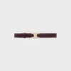 Triomphe Buckle & Reversible Strap 25Mm Triomphe Buckle & Reversible Strap 25Mm
