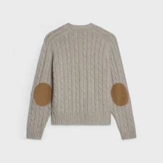Triomphe Cardigan in Cable-Knit Cashmere