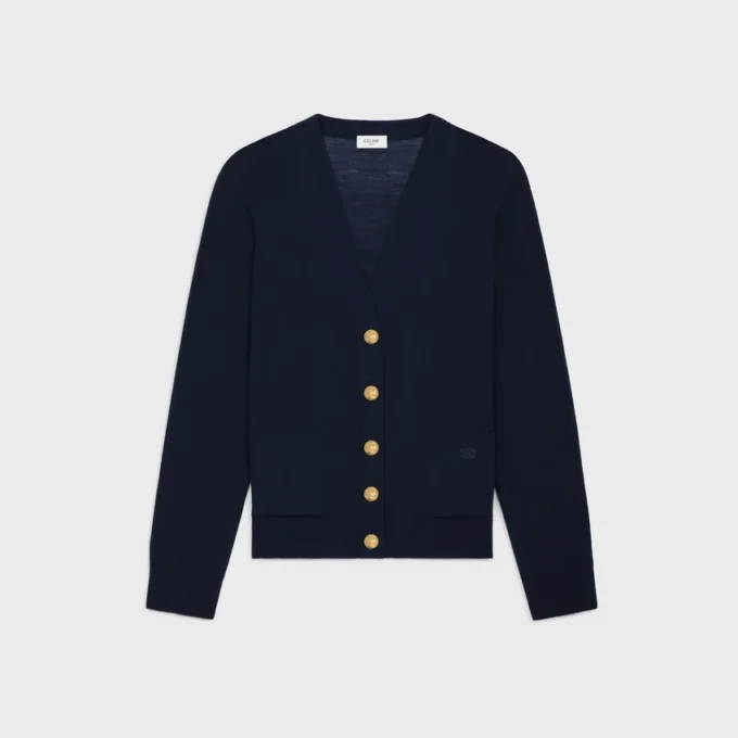 Triomphe Cardigan in Fine Wool Triomphe Cardigan in Fine Wool