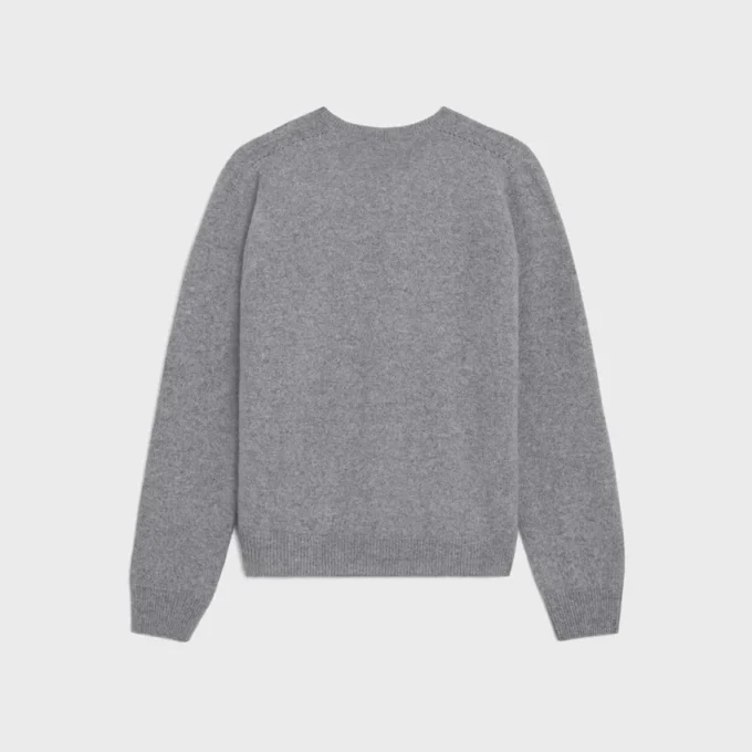 Triomphe Crew Neck Sweater in Cashmere