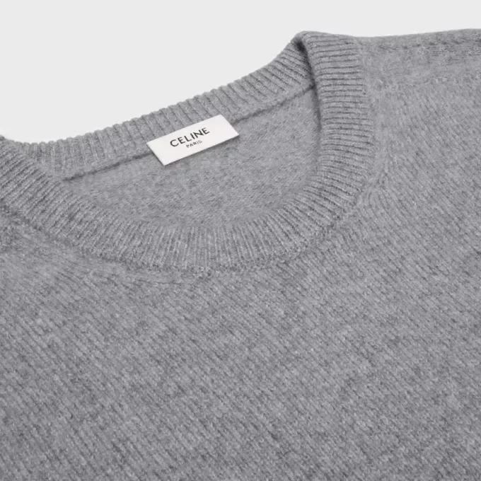 Triomphe Crew Neck Sweater in Cashmere