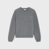Triomphe Crew Neck Sweater in Wool Cashmere