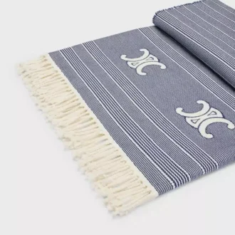 Triomphe Fouta in Striped Cotton Triomphe Fouta in Striped Cotton