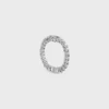 Triomphe Gourmette Bracelet in Brass with Rhodium Finish