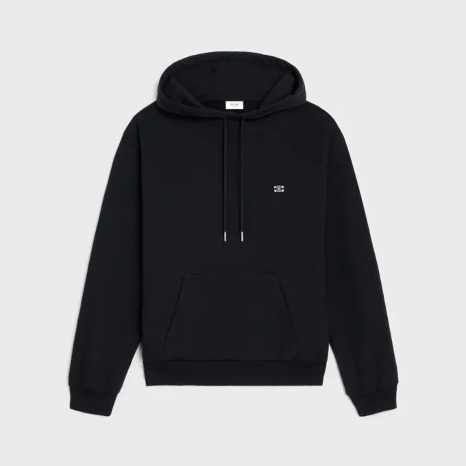 Triomphe Loose Hoodie in Cashmere  Cotton