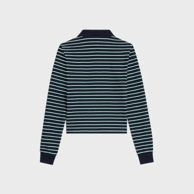 Triomphe Polo in Striped Jersey Triomphe Polo in Striped Jersey