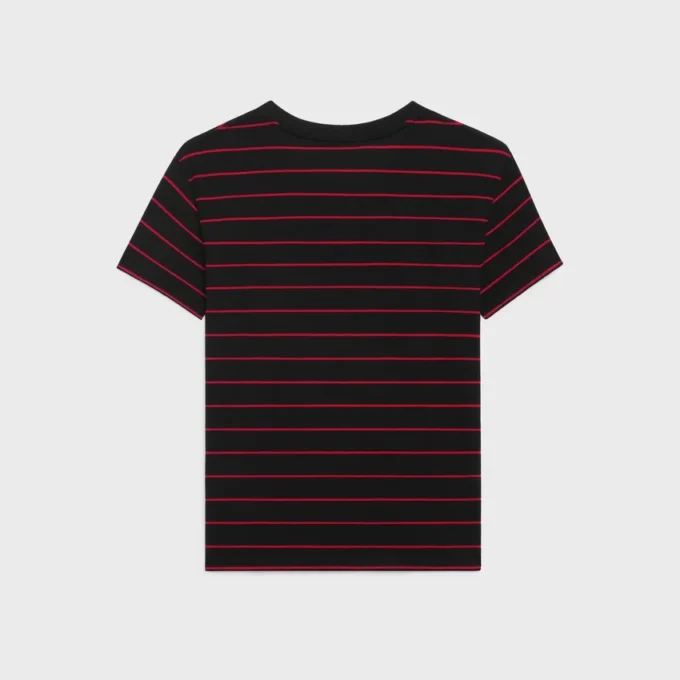 Triomphe Regular T-Shirt in Striped Jersey Triomphe Regular T-Shirt in Striped Jersey