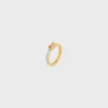 Triomphe Ring in Enamel and Brass with Gold Finish