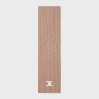 Triomphe Scarf in Seamless Cashmere Triomphe Scarf in Seamless Cashmere