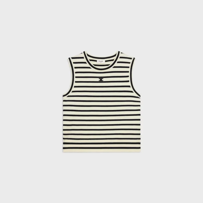 Triomphe Sleeevess Mariniare Sweater in Wool Triomphe Sleeevess Mariniare Sweater in Wool