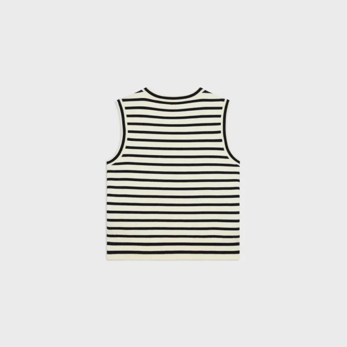Triomphe Sleeevess Mariniare Sweater in Wool Triomphe Sleeevess Mariniare Sweater in Wool