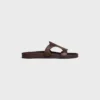 Triomphe Slide in Calfskin – Vegetal Tanning