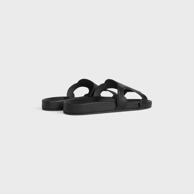 Triomphe Slide in Calfskin – Vegetal Tanning