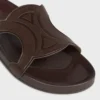 Triomphe Slide in Calfskin – Vegetal Tanning