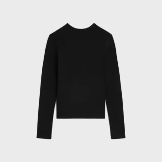 Triomphe T-Shirt in Ribbed Cotton Jersey