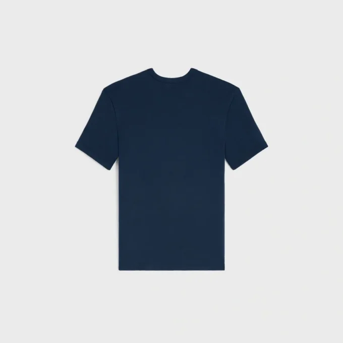 Triomphe T-Shirt in Ribbed Cotton Jersey