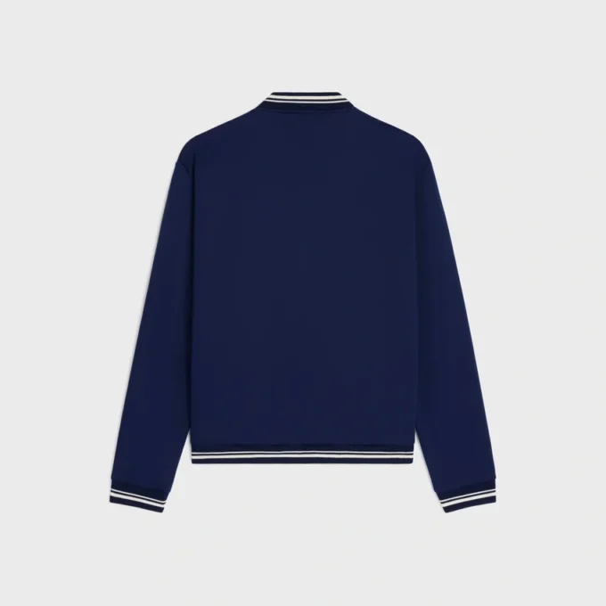 Triomphe Teddy Jacket in Double Face Jersey