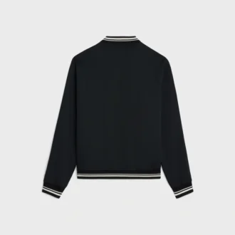 Triomphe Teddy Jacket in Double Face Jersey
