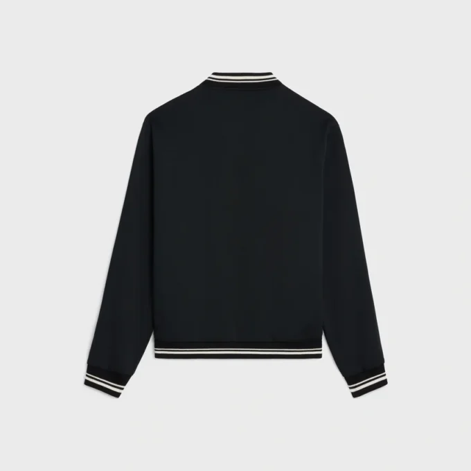 Triomphe Teddy Jacket in Double Face Jersey