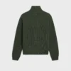 Trucker Sweater in Ribbed Wool