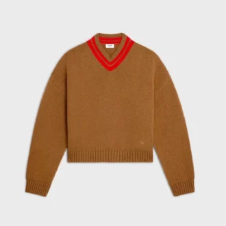 V-Neck Sweater in Cashmere