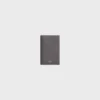 Vertical Card Holder in Grained Calfskin